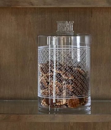RM Monogram Storage Jar